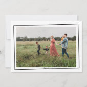 Cartes de Noël de coloriage de photos de vacances (Dos)