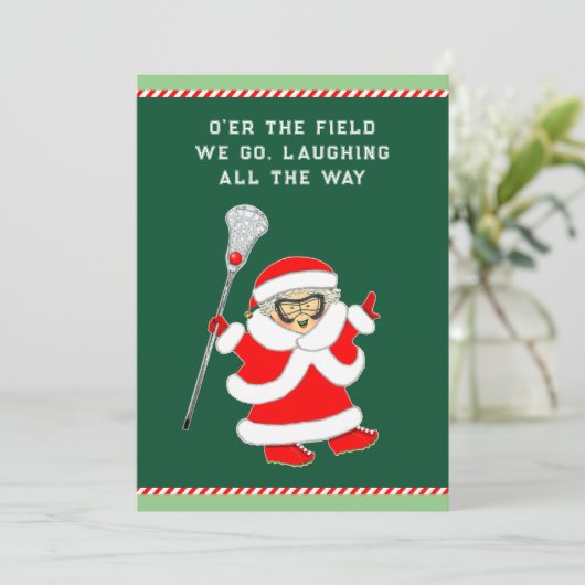 Cartes de Noël de crosse (Debout devant)