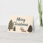 Cartes de Noël de Dachshund Wiener Dog (Devant)
