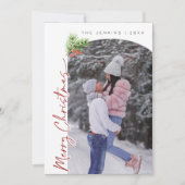 Cartes de Noël de famille avec arche (Devant)