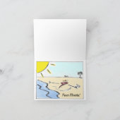 Cartes de Noël de Floride avec les meilleurs vœux  (Intérieur)