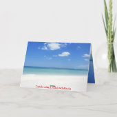 Cartes de Noël de Floride de deux Joyeux Snowbirds (Dos)