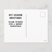 Cartes de Noël de football (Dos)