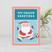 Cartes de Noël de football (Debout devant)