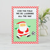 Cartes de Noël de football (Debout devant)