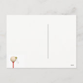 Cartes de Noël de golf (Dos)