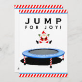 Cartes de Noël de gymnastique (Devant / Derrière)