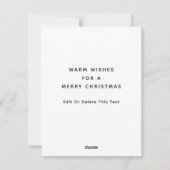 Cartes de Noël de hockey (Dos)