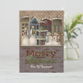 Cartes de Noël de la famille Snowman (Debout devant)