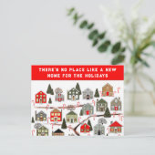 Cartes de Noël de l'agent immobilier (Debout devant)