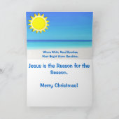 Cartes de Noël de Naples la Floride.  (Intérieur)