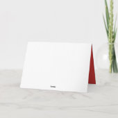 Cartes de Noël de Père Noël à moto (Dos)