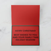 Cartes de Noël de Père Noël à moto (Intérieur)