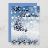 Cartes de Noël de photos (Devant / Derrière)