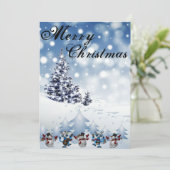 Cartes de Noël de photos (Debout devant)