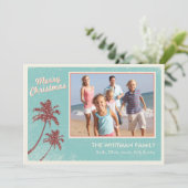 Cartes de Noël de plage (Debout devant)