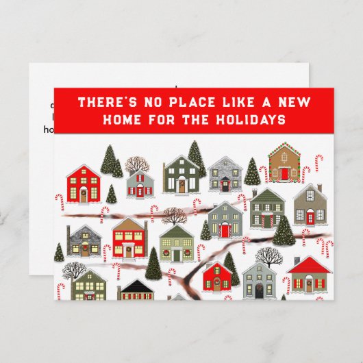 Cartes de Noël de Realtor (Devant / Derrière)