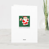 cartes de Noël de rugby (Dos)