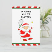 Cartes de Noël de Tennis (Debout devant)