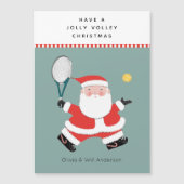 Cartes de Noël de tennis (Devant)