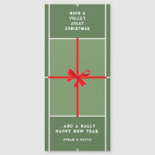 Cartes de Noël de tennis créatives (Devant)