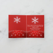 Cartes de Noël de vacances de belles expressions (Intérieur)