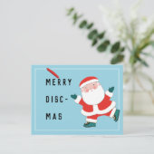 Cartes de Noël de vacances de Ultimate Frisbee (Debout devant)