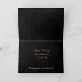 Cartes de Noël d'entreprise aqua (Intérieur)