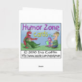 Cartes de Noël des Fêtes : Une Créature remuait (Dos)