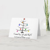 Cartes de Noël des pharmaciens bizarres et amusant (Dos)