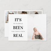 Cartes de Noël drôles C'était sympa (Devant / Derrière)