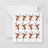 Cartes de Noël drôles d'argent de Noël (Dos)