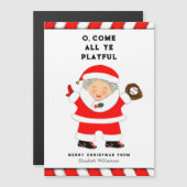 Cartes de Noël drôles de baseball (Devant / Derrière)