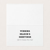 Cartes de Noël drôles de basket-ball (Inside Unfolded)