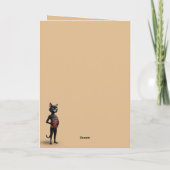 Cartes de Noël drôles de chats (Dos)