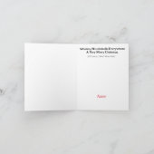 Cartes de Noël drôles de crânes de houx (Intérieur)