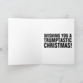 Cartes de Noël drôles de Donald Trump (Intérieur)