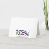 Cartes de Noël drôles : Longue journée (Dos)