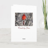 Cartes de Noël du cardinal Janz (Dos)