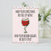 cartes de noël du diabète (Debout devant)