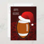 cartes de Noël du footballeur (Devant / Derrière)