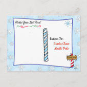 Cartes de Noël du Père Noël : Elfe des Fêtes Ethni (Dos)