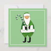 Cartes de Noël du Père Noël irlandais (Devant)