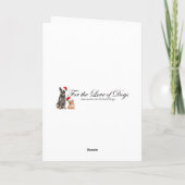 Cartes de Noël enrouées (Dos)