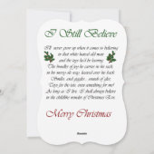 Cartes de Noël esquimaudes américaines (Dos)