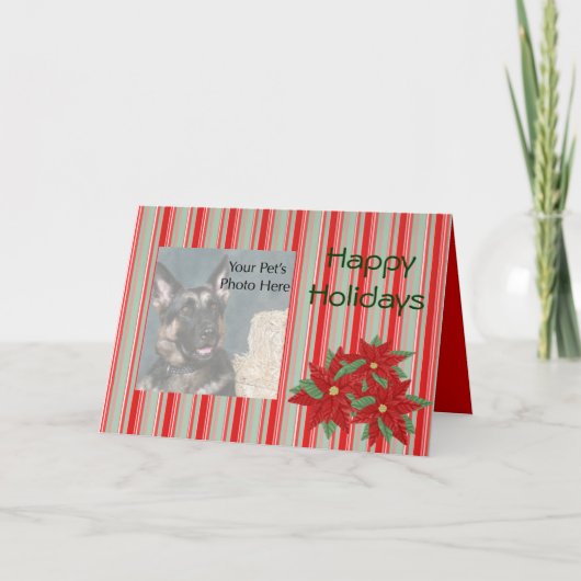 Cartes de Noël faites sur commande d'animal (Devant)