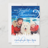 Cartes de Noël faites sur commande élégantes de (Devant)