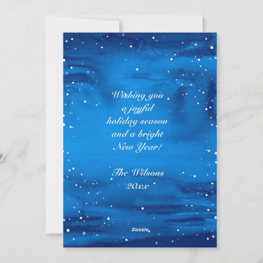 Cartes de Noël faites sur commande élégantes de (Dos)