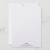 Cartes de Noël Famille (Dos)