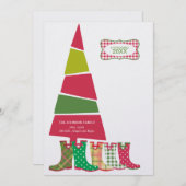 Cartes de Noël Famille (Devant / Derrière)